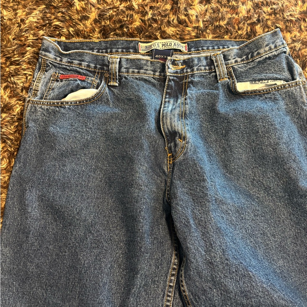 U.S. Polo Assn. Men's Dark Blue Relaxed Jeans